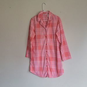 Cozees by jasmine Rouse flannel tunic size M